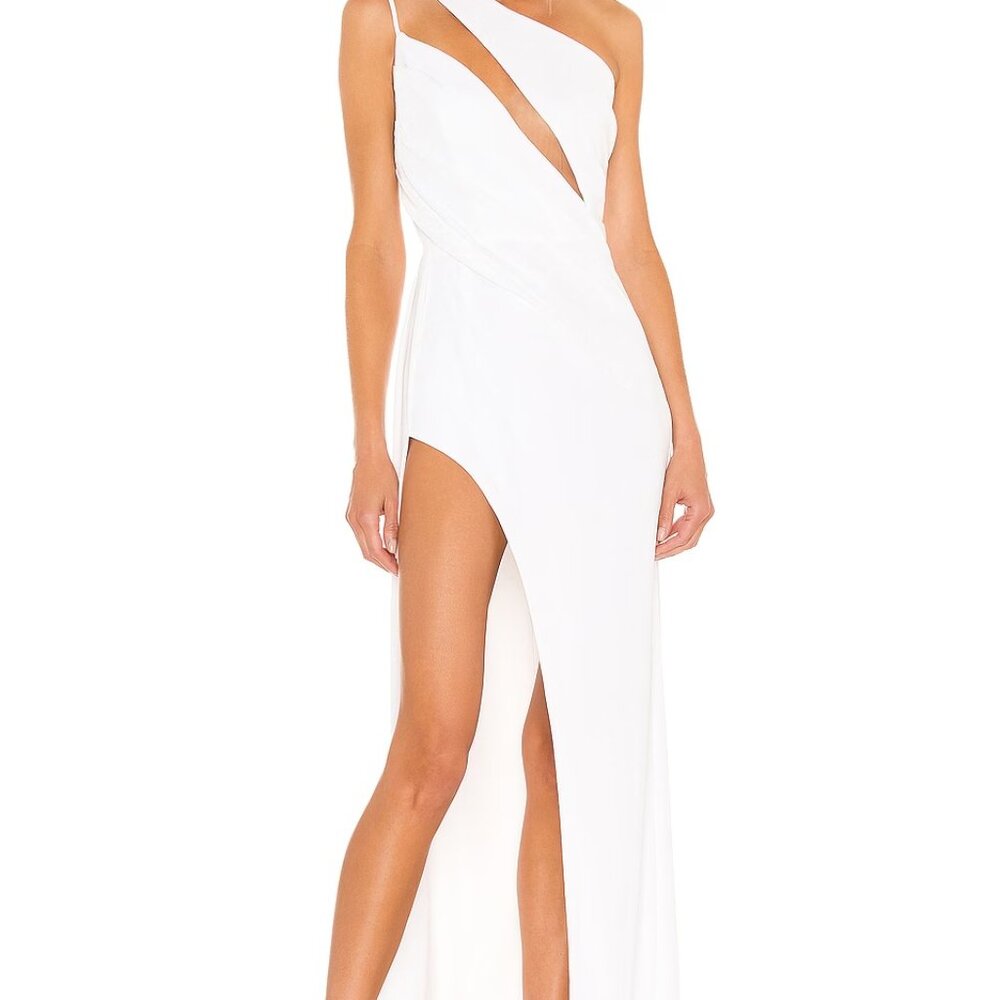 Katie May White One Shoulder Dress
